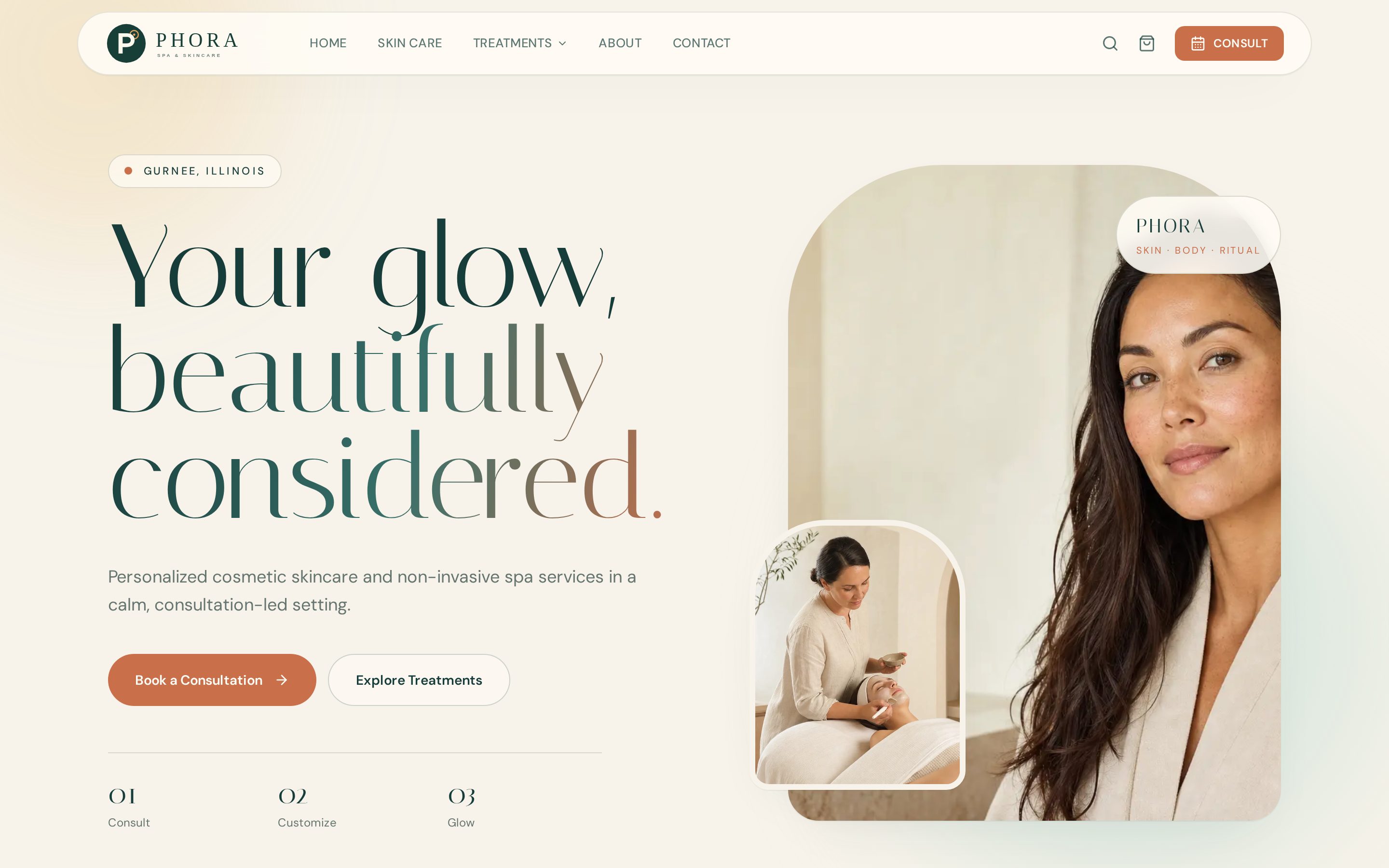phoraspa.com homepage