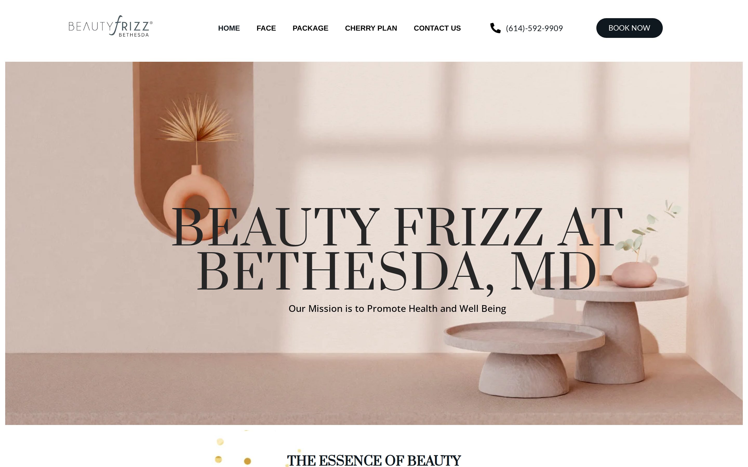 Beauty Frizz Bethesda WooCommerce storefront